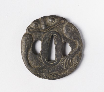 Tsuba in the form of a frogfront