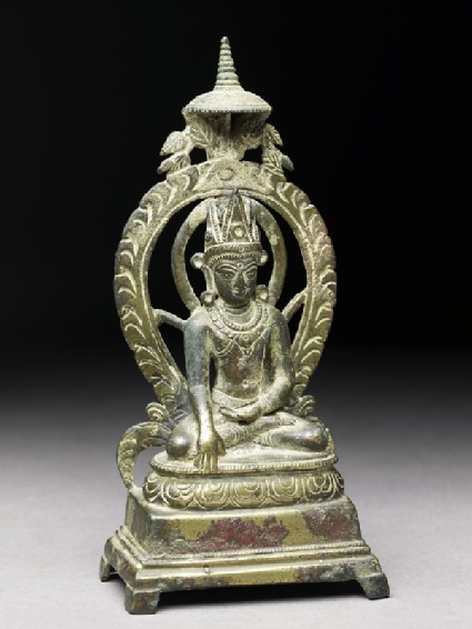 Figure of the Crowned Buddhaoblique