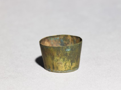 Inkwell from a qalamdan, or pen boxoblique