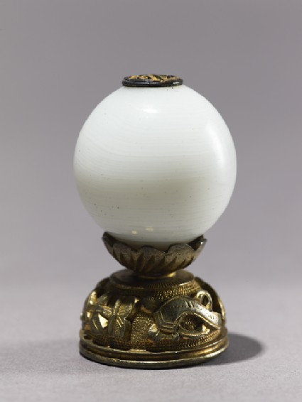 Mandarin hat finial used to indicate the wearer's rankside