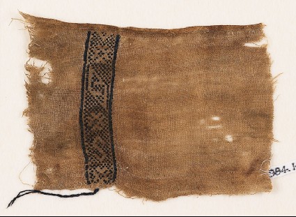 Textile fragment with lozenges, stars, and an S-shapefront