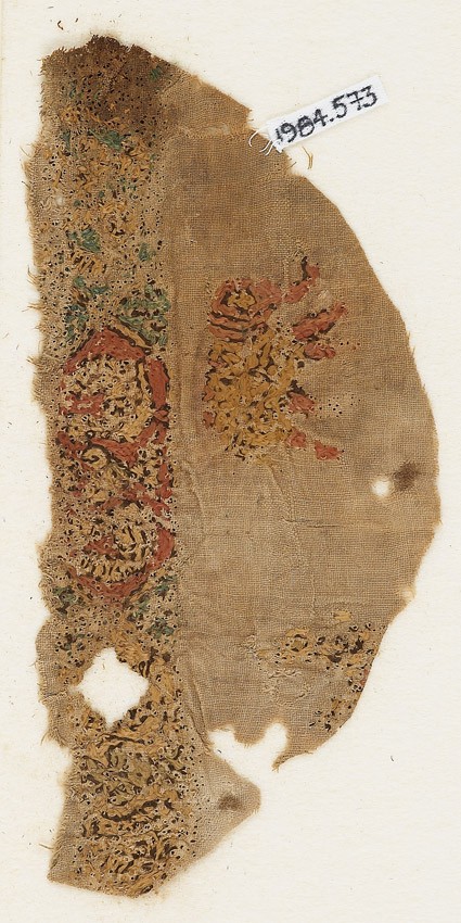 Textile fragment with elephantfront