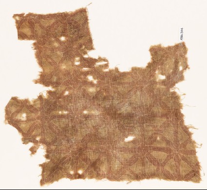 Textile fragment with interlacefront