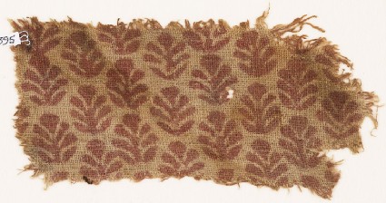 Textile fragment with palmettesfront