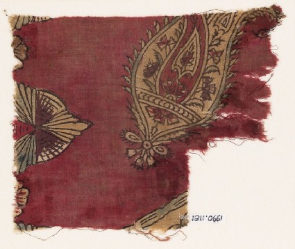 Textile fragment, possibly with butafront