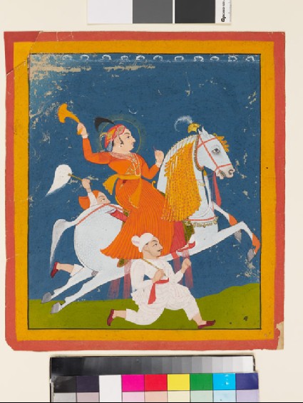 Equestrian portrait of Maharana Bhim Singh of Mewarfront