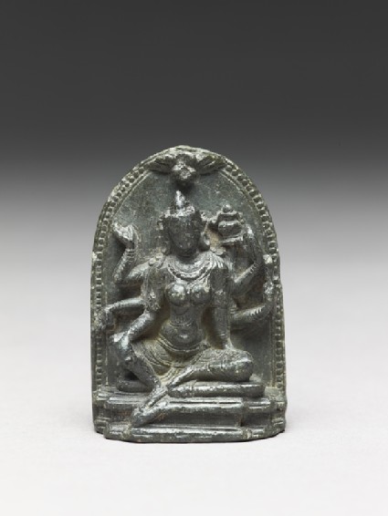 Seated figure of the goddess Vasudharafront
