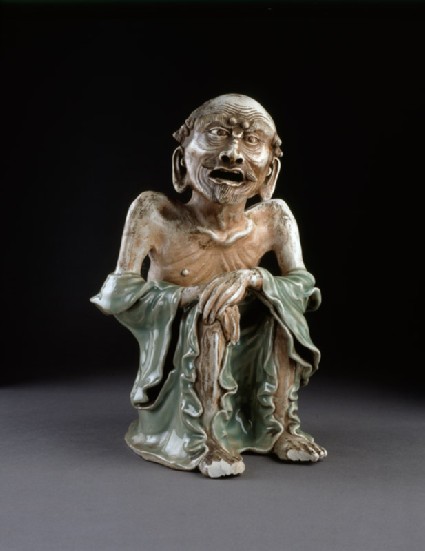 Seated figure of a Buddhist disciple, or rakanfront