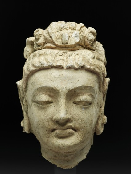 Head of a bodhisattvafront