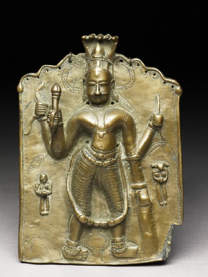 Bronze plaque of Virabhadrafront