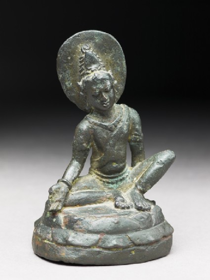 Seated figure of Avalokiteshvaraoblique