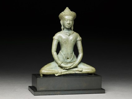 Seated figure of the Buddhaside