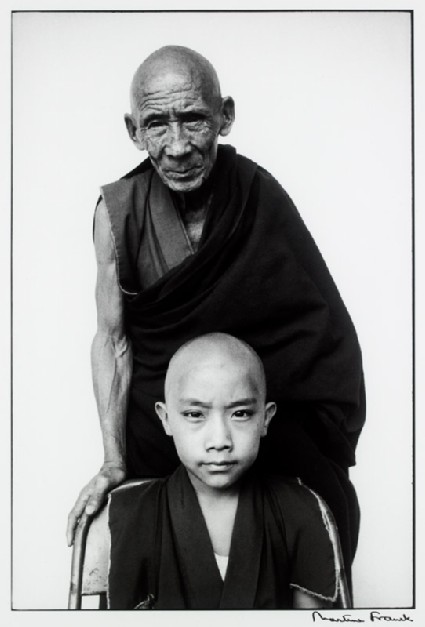 Tenzin Tosam Rinpoche with his tutorfront