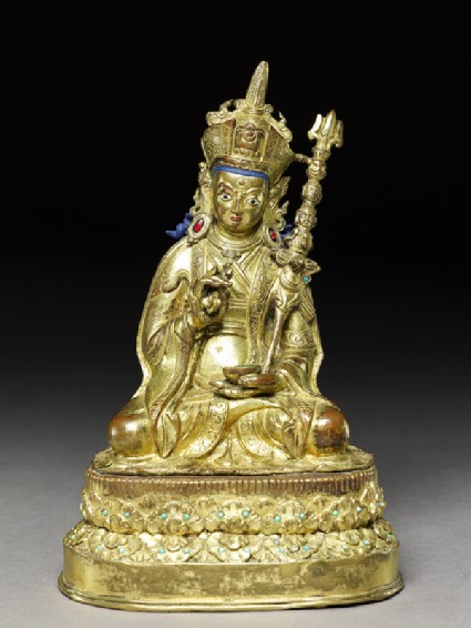 Figure of Padmasambhava, the founder of Tibetan Buddhismfront