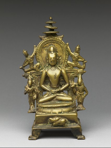 Figure of Rishabhanatha with attendantsfront