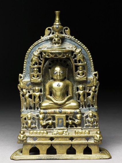 Shrine depicting the Tirthankara Kuntunathafront