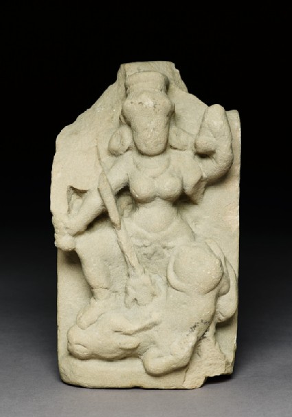 Durga slays the Buffalo-demonfront