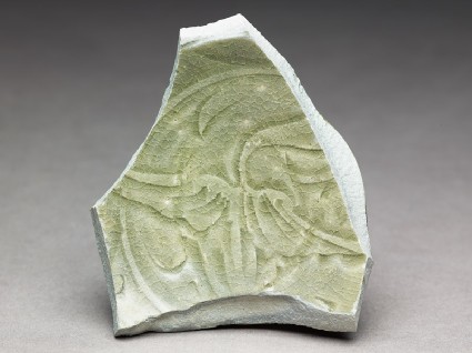Greenware sherd with incised decorationtop