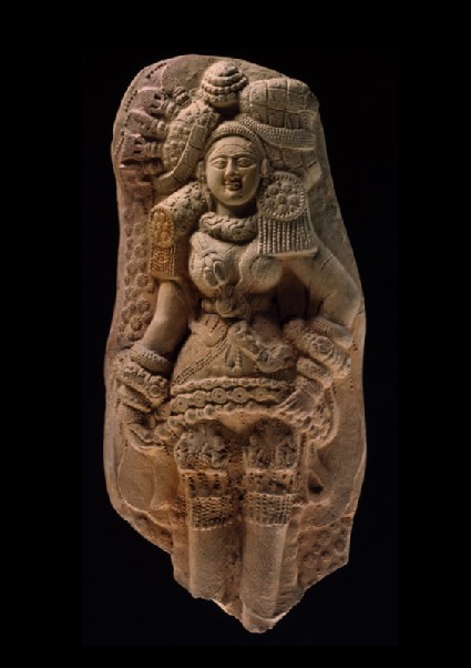 Plaque with yakshi (nature spirit) or mother goddessfront
