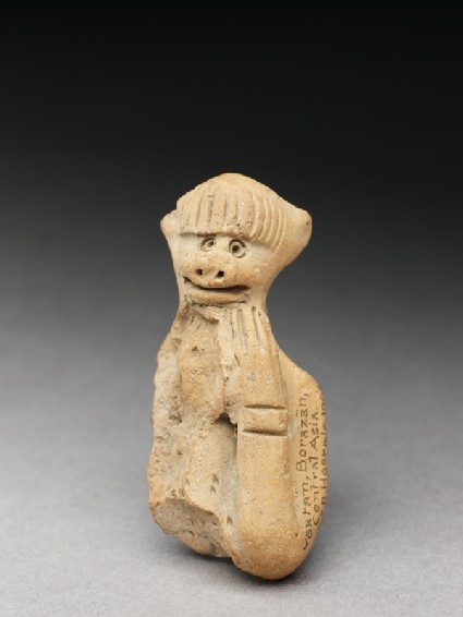Terracotta figure of a monkeyfront