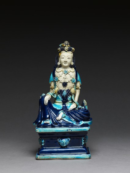 Fahua ware figure of a bodhisattvafront