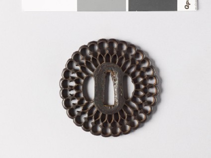 Tsuba in the form of a flowerfront
