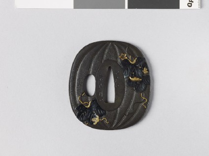 Tsuba in the form of a melonfront