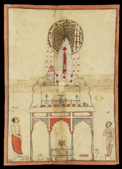 A Krishna shrinefront