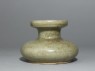 Greenware guan, or jar, with dish-shaped mouth (side)