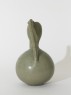 Greenware ewer in double-gourd form (side)