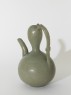 Greenware ewer in double-gourd form (oblique)