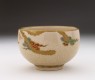 Satsuma bowl with phoenix in clouds (side)