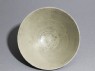 Greenware bowl with inscription (top)