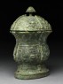 Ritual wine vessel, or zhi (side)