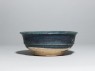 Bowl with blue glaze (side)