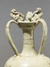 White ware amphora with handles in the form of dragons (detail, neck)