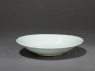 White ware dish (oblique)