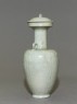 Greenware vase with floral decoration (side)