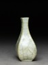 Greenware vase in the style of Guan ware (side)