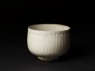 White ware bowl with straight sides (oblique)