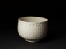 White ware bowl with straight sides (oblique)