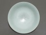 White ware bowl with fluted decoration (top)