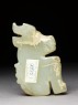 Jade ornament in the form of a horned animal (back)