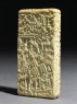 Ivory card case with figures and buildings (side)