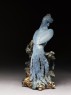 Blue Bizen ware figure of a phoenix (back)