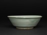 Small greenware bowl with slip decoration (side)