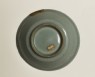 Small greenware bowl with slip decoration (bottom)