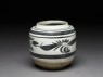Cizhou type jar with floral decoration (oblique)