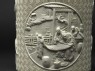 Brush pot with figures in high relief (detail)
