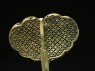 Silver gilt hair ornament with birds (detail, back)